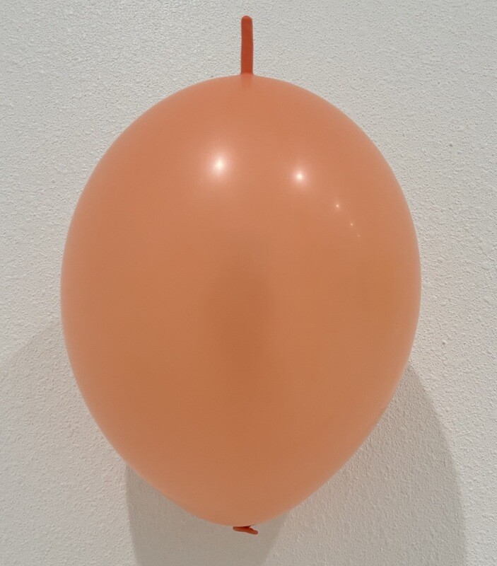 Globos Payaso 12&quot; Linking Decorator Salmon Peach (50 Per Bag)
