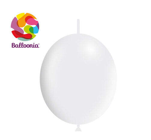 Balloonia 6&quot; Decolink White (100 Per Bag)