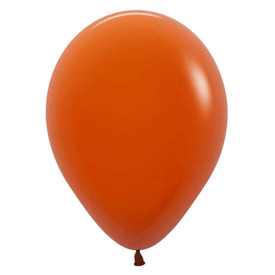 12&quot; Sempertex Sunset Orange (50 Per Bag)