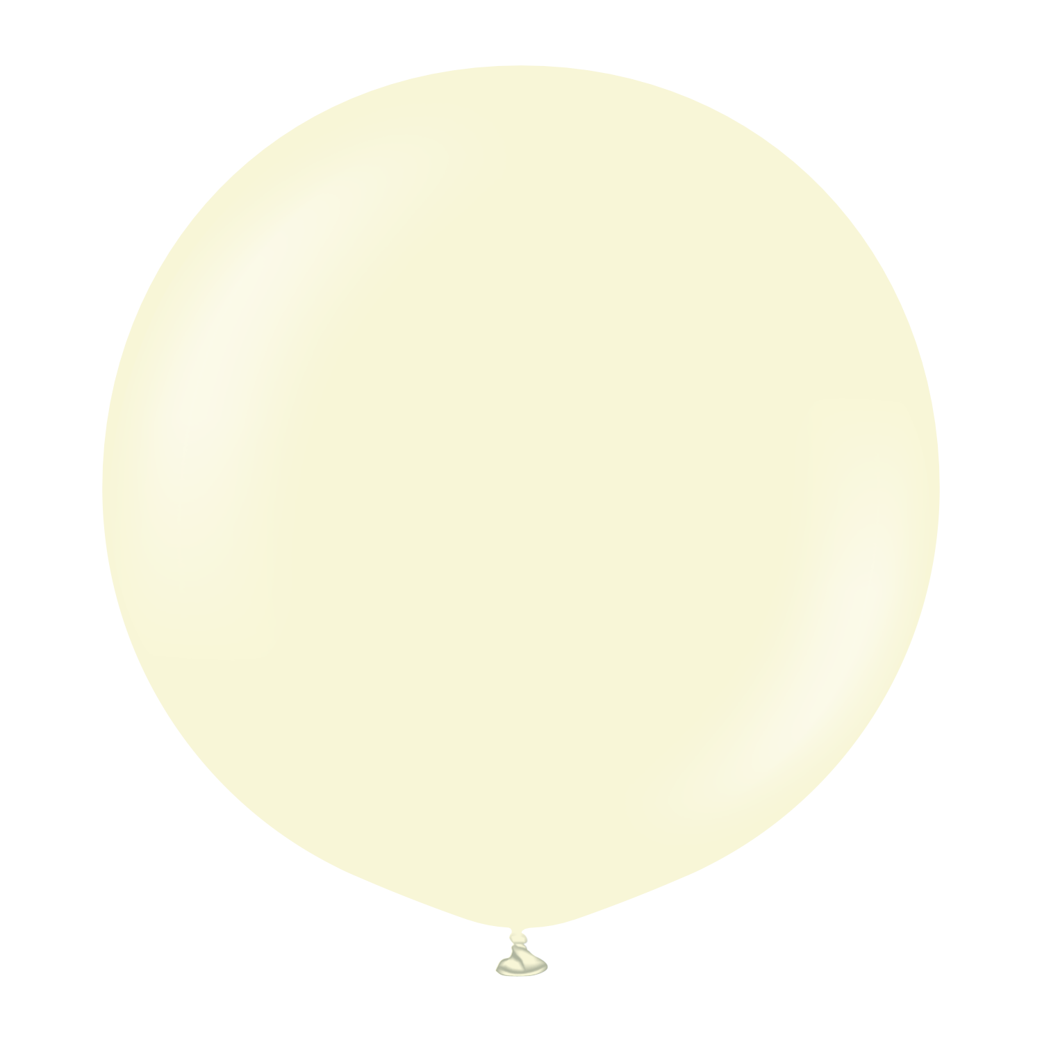 Kalisan 18&quot; Macaron Pale Yellow (25 Per Bag)