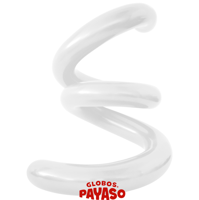 Globos Payaso 270 White (100 Per Bag)
