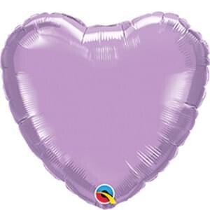 Pearl Lavender Micro 4" Heart
