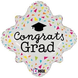 18" Neon Congrats Grad Max FLoat