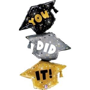 38&quot; Grad Cap Trio