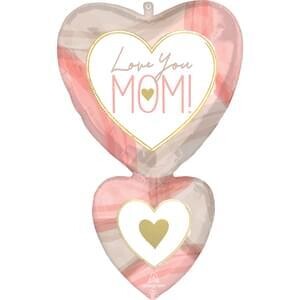 Cutout Collage Mom Hearts Super Shape