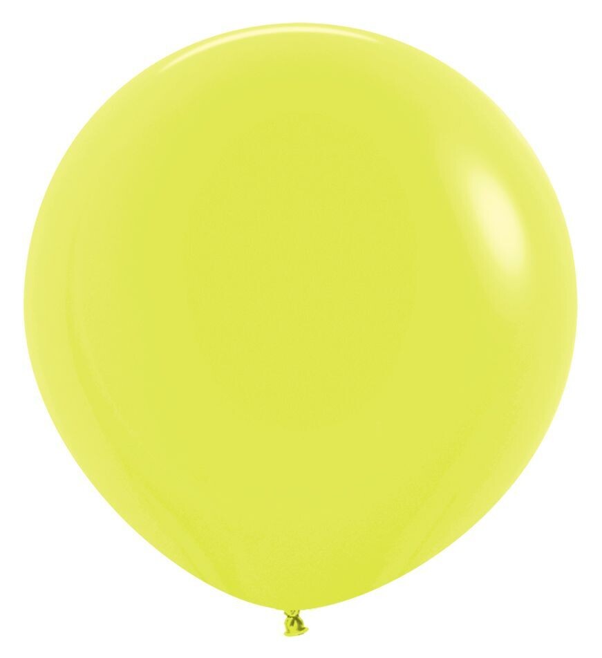 24&quot; Sempertex Neon Yellow (3 Per Bag)