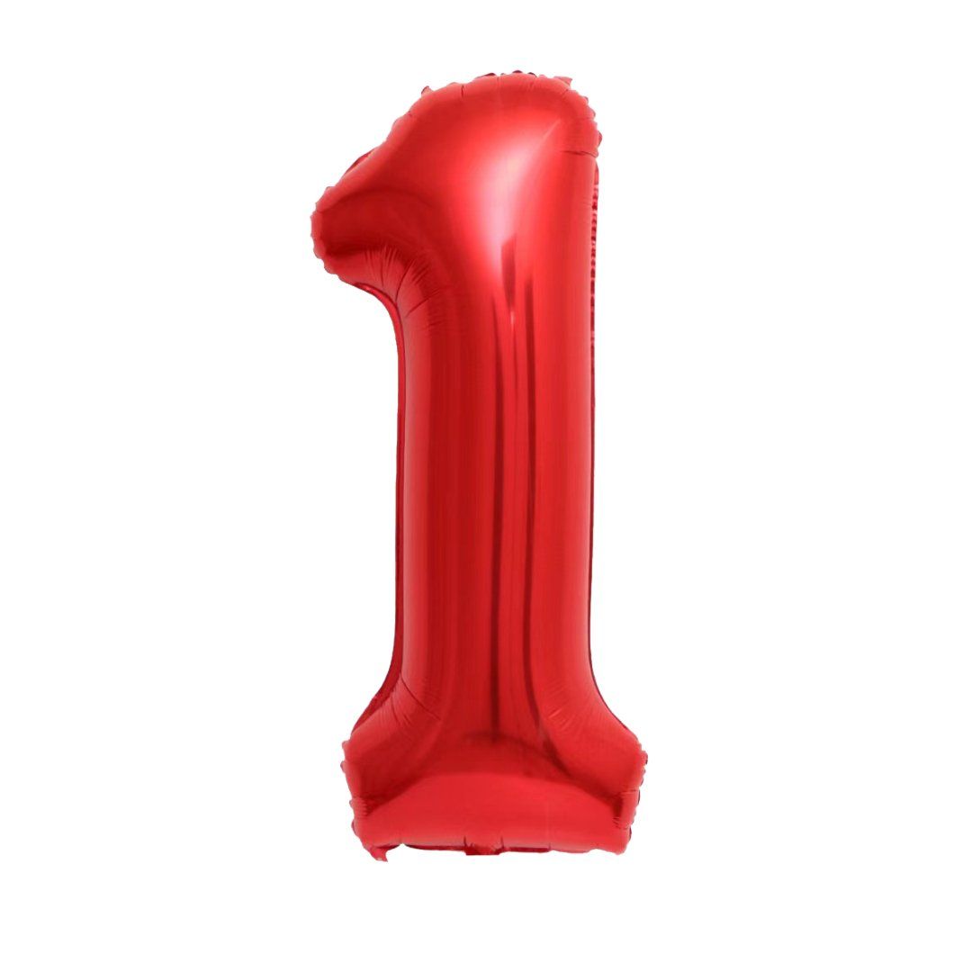32&quot; Number 1 Red