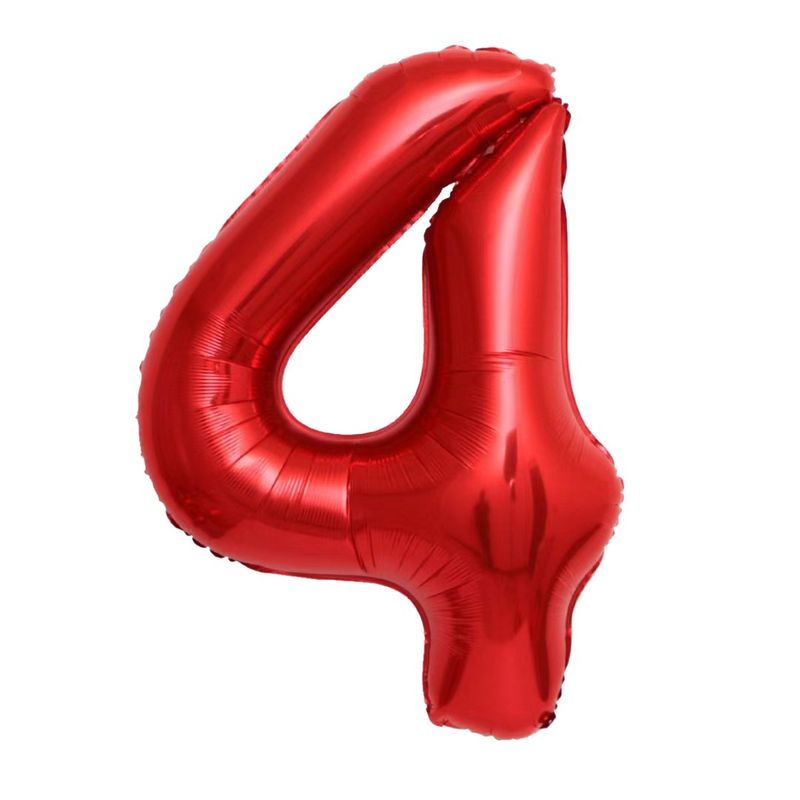 32&quot; Number 4 Red