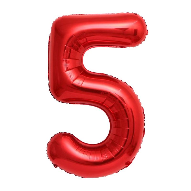 32&quot; Number 5 Red