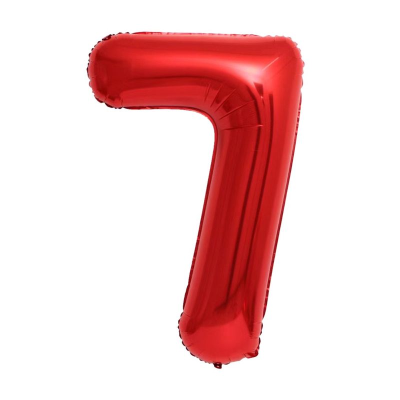 32&quot; Number 7 Red