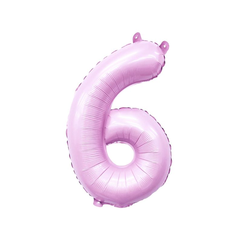 32&quot; Number 6 Pink Lemonade