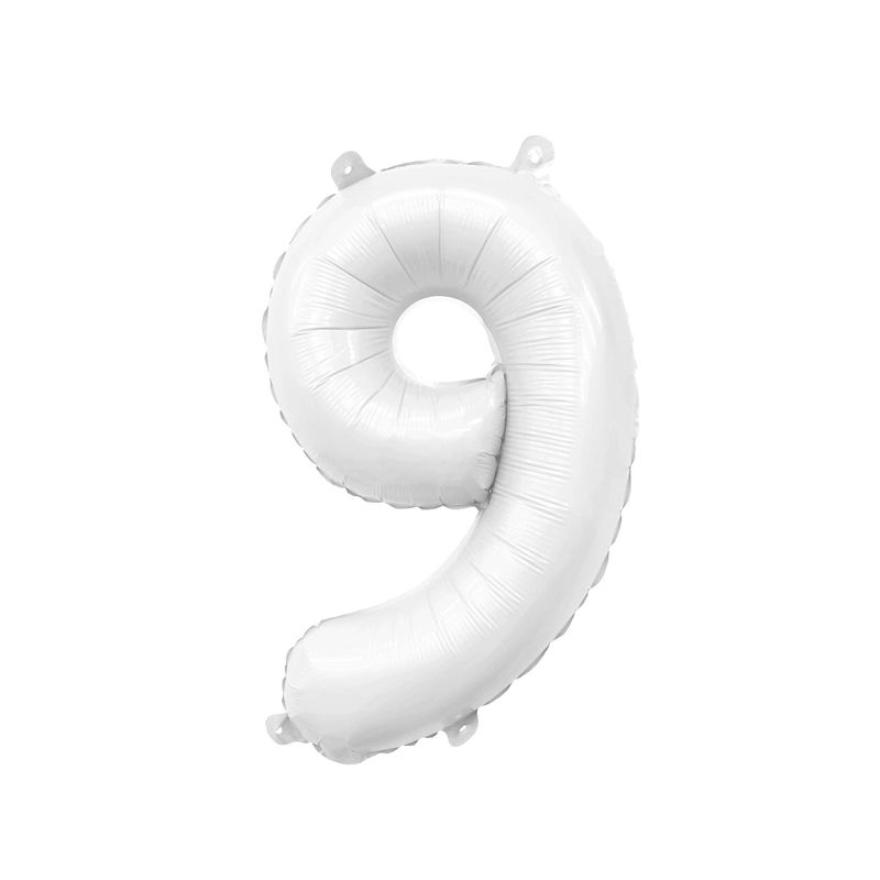32&quot; Number 9 White