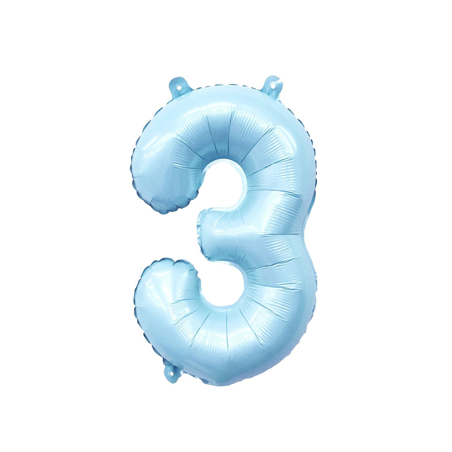 32&quot; Number 3 Pastel Blue
