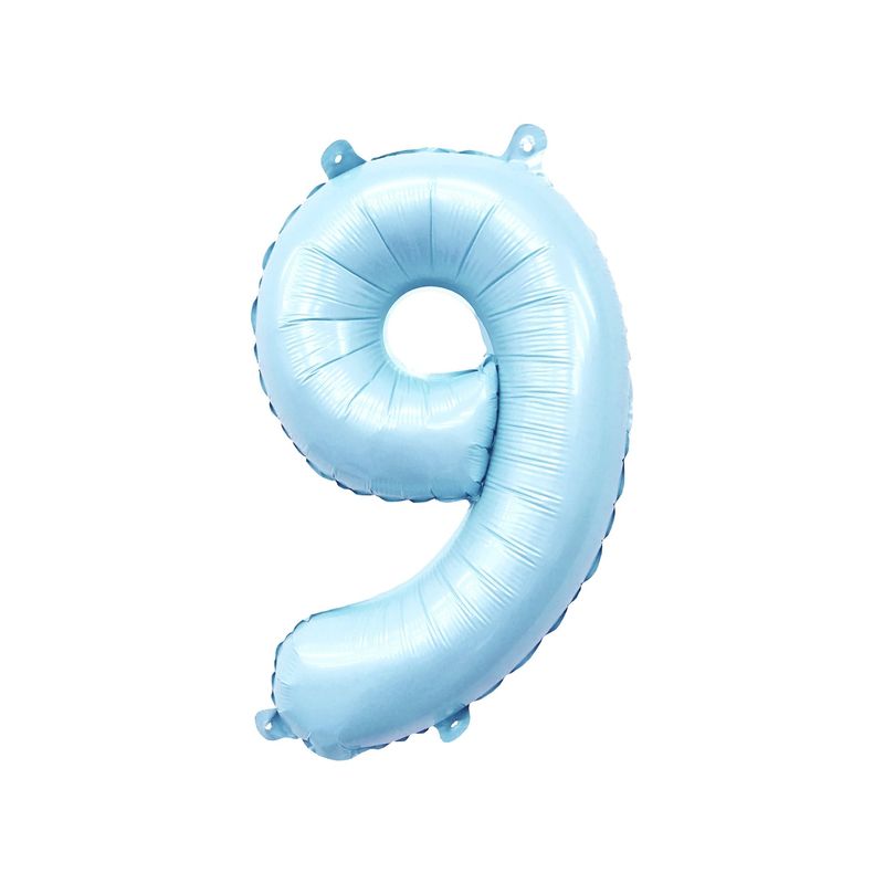 32&quot; Number 9 Pastel Blue