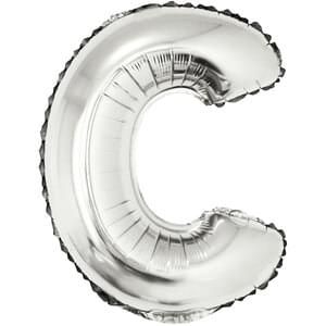 16&quot; Letter C Silver