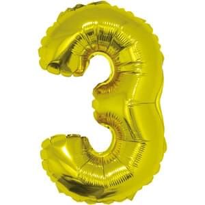16&quot; Number 3 Gold
