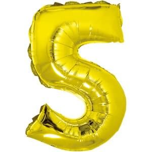 16&quot; Number 5 Gold