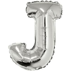 16&quot; Letter J Silver