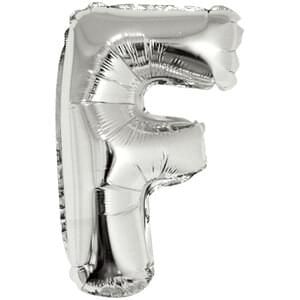 16&quot; Letter F Silver