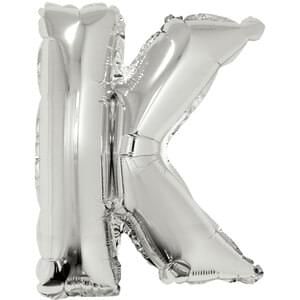 16&quot; Letter K Silver