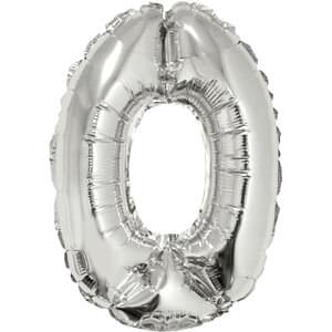 16&quot; Number 0 Silver