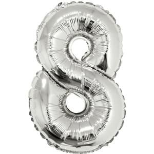 16&quot; Number 8 Silver