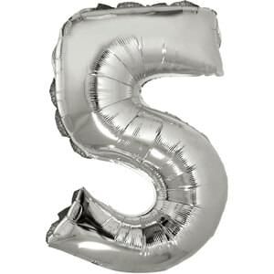 16&quot; Number 5 Silver