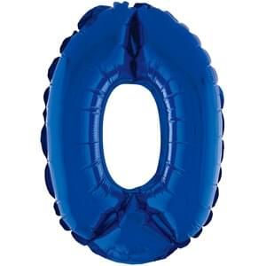 16&quot; Number 0 Blue