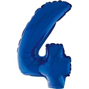 16&quot; Number 4 Blue