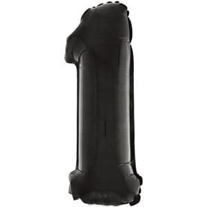 16&quot; Number 1 Black