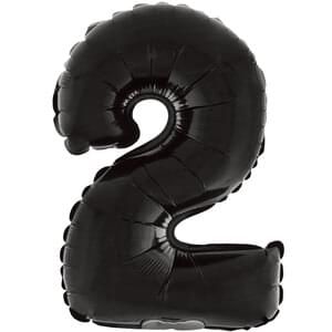 16&quot; Number 2 Black