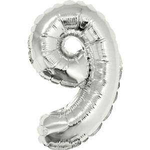 16&quot; Number 9 Silver