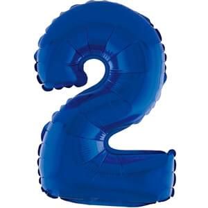 16&quot; Number 2 Blue