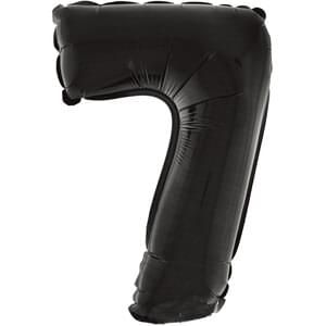 16&quot; Number 7 Black