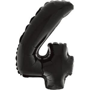 16&quot; Number 4 Black