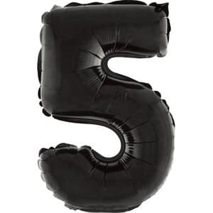 16&quot; Number 5 Black