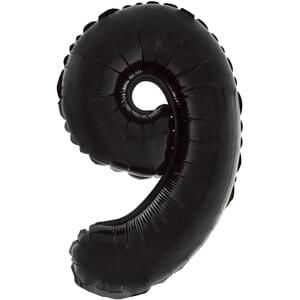 16&quot; Number 9 Black