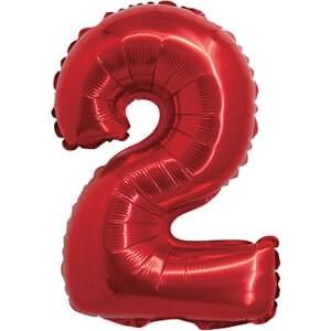 16&quot; Number 2 Red