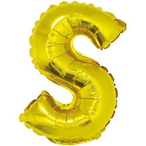 16&quot; Letter S Gold