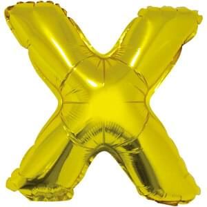16&quot; Letter X Gold