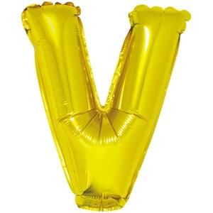 16&quot; Letter V Gold