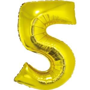 34&quot; Number 5 Gold