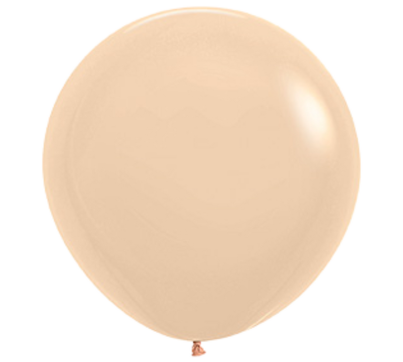 18&quot; Sempertex Pastel Matte Malibu Peach (6 Per Bag)