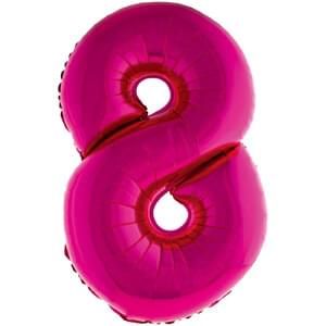 34&quot; Number 8 Fuchsia Hot Pink