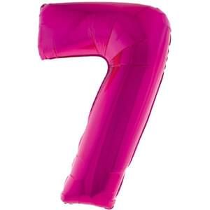 34&quot; Number 7 Fuchsia Hot Pink