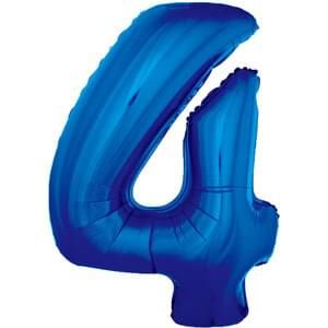 34&quot; Number 4 Blue