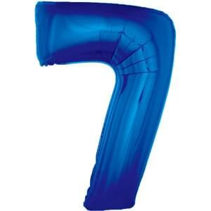 34&quot; Number 7 Blue
