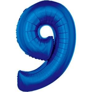 34&quot; Number 9 Blue