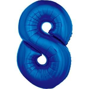 34&quot; Number 8 Blue