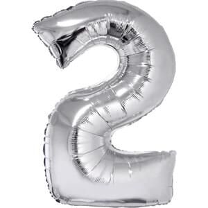 34&quot; Number 2 Silver